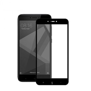 5D стекло Full Glue Xiaomi Redmi 4X Черный
