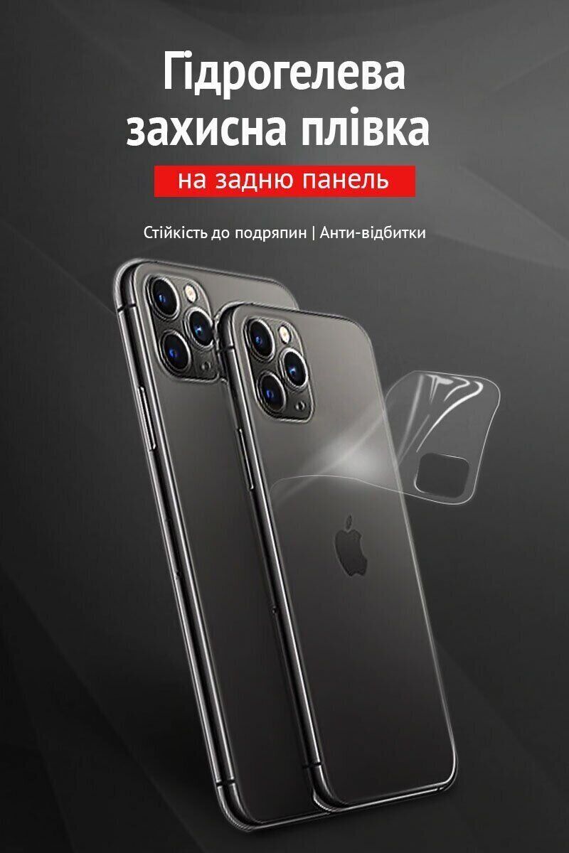 Пленка гидрогелевая Apple iPhone 16 Pro Max (6.9") HD Gidrogel на крышку Матовая