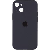 Чехол Silicone Case Full Camera Protective (AA) Apple iPhone 15 (6.1") (Серый / Dark Gray)