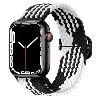 Ремінець Inkax для Apple Watch 41 | 40 | 38 | SE mm (Black/White)