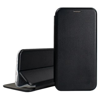 Чехол книжка Premium кожаный Samsung Galaxy A21s Черный