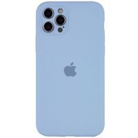 Чохол Silicone Case Full Camera Square Iphone 14 Pro Max (Ніжно Блакитний / Light Turquoise)