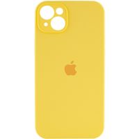 Чохол Silicone Case Full Camera Protective (AA) Apple iPhone 15 (6.1") (Жовтий / Bright Yellow)