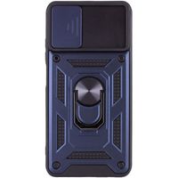 Ударопрочный чехол Camshield Serge Ring for Magnet для Motorola G60S (Синий)