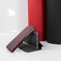 Чохол книжка Premium шкіряний Realme C30 (Бордовий) фото 2