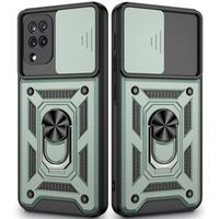 Ударостійкий чохол Camshield Serge Ring for Magnet для Samsung Galaxy M32 (Зелений)