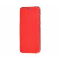 Чехол книжка Premium кожаный Realme C30 (Красный)