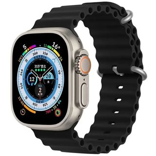 Ремінець Ocean Band для Apple Watch 49 | 45 | 44 | 42 mm (Black)