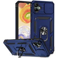Ударопрочный чехол Camshield Serge Ring for Magnet для Samsung Galaxy A04 (Синий)