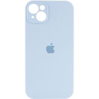 Чехол Silicone Case Full Camera Protective (AA) Apple iPhone 15 (6.1") (Нежно Голубой / Light Turquoise)