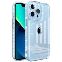 Чехол Starfall Clear для Apple iPhone 13 Pro Max (6.7") (Голубой)