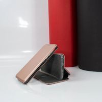 Чехол книжка Premium Nokia 2.2 Flip Magnetic кожаный Розовое золото фото 2