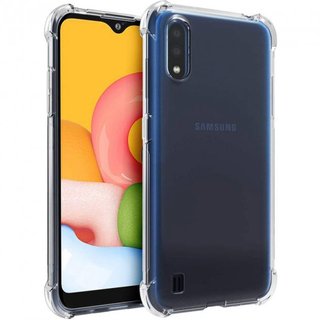 Чехол прозрачный с усиленными углами для Samsung Galaxy A01