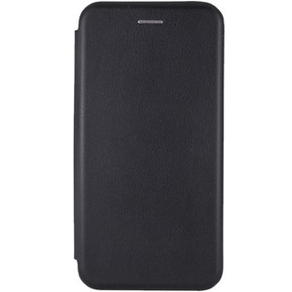Чехол книжка Premium кожаный Samsung Galaxy A04 (Черный)