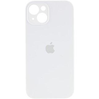 Чехол Silicone Case Full Camera Square Iphone 13 Mini (Белый / White)
