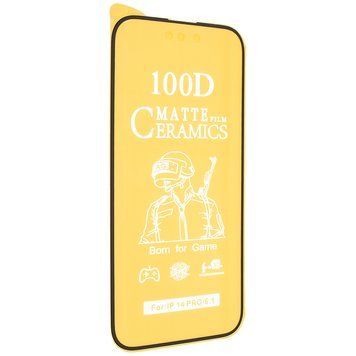 Гибкое стекло 100D Matt Ceramics Film для Apple iPhone 14 Pro (6.1")