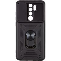 Ударопрочный чехол Camshield Serge Ring for Magnet для Xiaomi Redmi 9 (Черный) фото 2