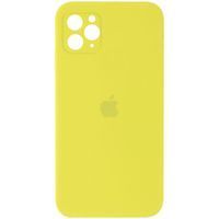 Чехол Silicone Case Full Camera Square Iphone 11 Pro (Желтый / Bright Yellow)
