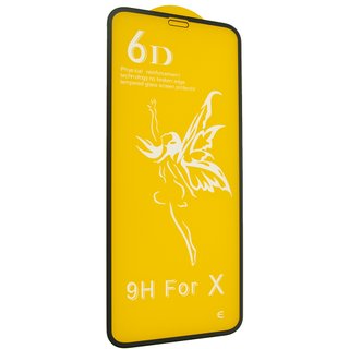 Захисне скло 6D Full Glue PREMIUM Glass для Apple iPhone X (5.8")