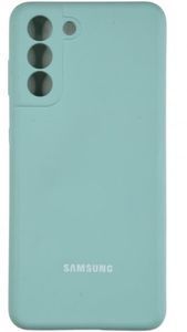 Чехол Silicone Case Samsung Galaxy S22 (Бирюзовый)