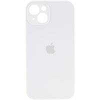 Чехол Silicone Case Full Camera Square Iphone 13 (Белый / White)