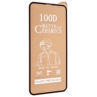 Гнучке скло 100D Matt Ceramics Film для Apple iPhone X (5.8")