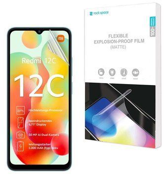 Гидрогелевая пленка Xiaomi Redmi 12C для экрана Матовая