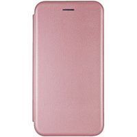 Чехол книжка Premium кожаный Samsung Galaxy A04 (Розовое золото)
