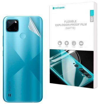 Гидрогелевая пленка Realme C21Y Gidrogel Lite на крышку Матовая