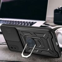 Ударопрочный чехол Camshield Serge Ring for Magnet для Xiaomi Redmi 9A (Черный) фото 2