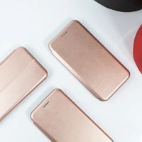 Чехол книжка Premium Nokia 3.2 Flip Magnetic кожаный Розовое золото фото 3
