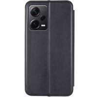 Чохол книжка Premium шкіряний Xiaomi Poco X5 5G (Чорний) фото 2