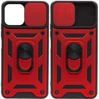 Ударостійкий чохол Camshield Serge Ring for Magnet для Samsung Galaxy A03 (Червоний)