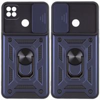 Ударопрочный чехол Camshield Serge Ring for Magnet для Xiaomi Redmi 9C (Темно Синий)