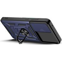 Ударопрочный чехол Camshield Serge Ring for Magnet для Samsung Galaxy A21s (Синий) фото 2