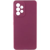Чехол Silicone Case Samsung Galaxy A53 5G (Бордовый)