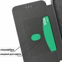 Чехол книжка Premium кожаный Samsung Galaxy A33 5G (Черный) фото 2