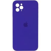 Чехол Silicone Case Full Camera Square Iphone 11 Pro (Фиолетовый / Ultra Violet)