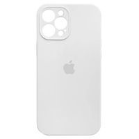 Чехол Silicone Case Full Camera Square Iphone 13 Pro Max (Белый / White)