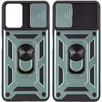 Ударопрочный чехол Camshield Serge Ring for Magnet для Xiaomi Redmi Note 8 (Зеленый)