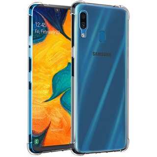 Чехол прозрачный с усиленными углами для Samsung Galaxy A20 / A30