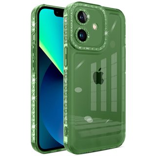 Чехол Starfall Clear для Apple iPhone 12 (6.1") (Зеленый)