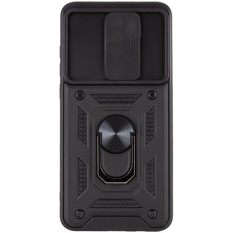 Ударопрочный чехол Camshield Serge Ring for Magnet для Xiaomi Redmi Note 8 Pro (Черный)