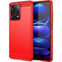 Чехол силиконовый Slim Xiaomi Redmi Note 12 Pro+ 5G (Красный)