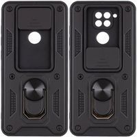 Ударопрочный чехол Camshield Serge Ring for Magnet для Xiaomi Redmi Note 9 (Черный) фото 1