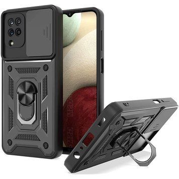 Ударопрочный чехол Camshield Serge Ring for Magnet для Samsung Galaxy M53 (Чёрный)