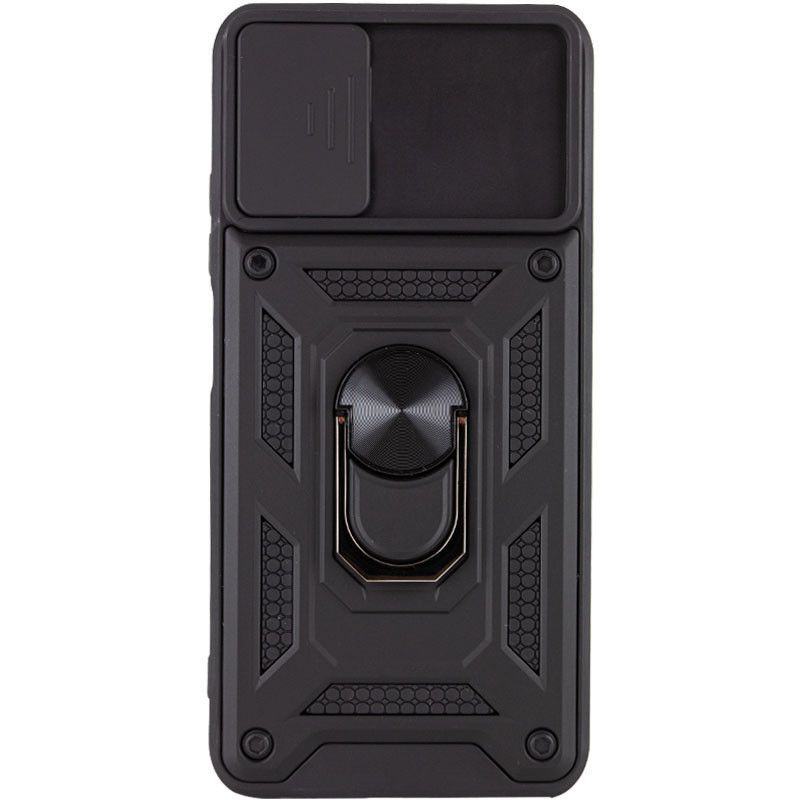 Ударостійкий чохол Camshield Serge Ring for Magnet для Samsung Galaxy S23 Ultra (Чорний)