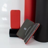 Чехол книжка Premium Nokia C10 Flip Magnetic кожаный Красный фото 4