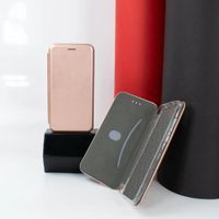 Чехол книжка Premium кожаный Samsung Galaxy M11 Розовое золото фото 4
