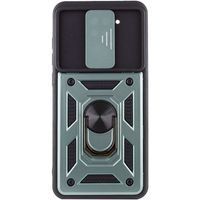 Ударопрочный чехол Camshield Serge Ring for Magnet для Xiaomi Redmi Note 9 (Зеленый) фото 2